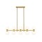 Z-Lite Artemis Linear Chandelier, 10-Light, 5 In.W x 40 In.L x 12.75 In.H, Modern Gold/Matte Opal 494-10L-MGLD - alternate 8